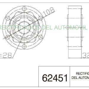 Juntas Homocineticas Audi A8 A8 - A8 QUATTRO (4D2, 4D8)--03/1994-12/2002 Diesel [62451]