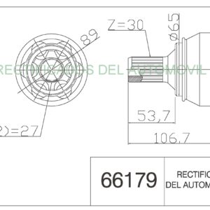 Juntas Homocineticas Mercedes CLA CLA Coupé (C117) -- 01/2013->03/2019 Diesel [66179]