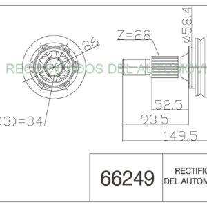 Juntas Homocineticas Opel GRANDLAND GRANDLAND / GRANDLAND X (A18, P1UO)--06/2017-> Diesel [66249]